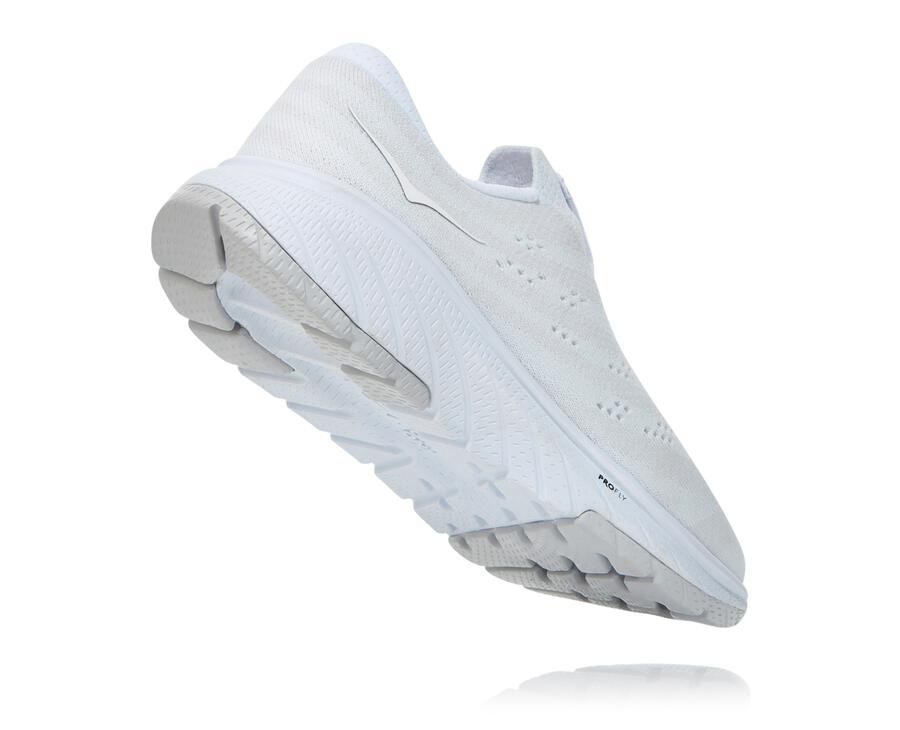 Zapatos Para Caminar Hoka One One Mujer Blancos - Cavu 3 Slip - BXKL26810